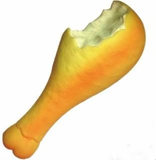 Latex Dog Squeaky Chew Toys Chicken Leg