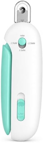 Wanheart Cat Nail Clipper, 4-Size Safety Guard, Nail Catcher & File, Blue by Unknown