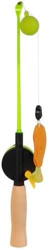 Mad Cat Go Fish Light Up Fishing Wand Teaser Cat Toy, Catnip and Silvervine - Image 5