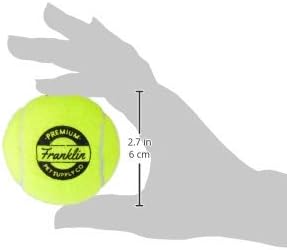 Franklin Sports Ready Set Fetch Squeaker Tennis Ball Dog Toy - 3 Pack - Image 7
