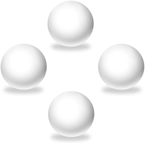 Cat Ball Toy Cat Track Balls Replacement Track Balls for Turbo Round Scratcher Toy (4 pcs), White by Unknown