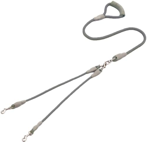JiangYanus Double Dog Leash for Two Dogs Walking, No Tangle Dual Dog Leash by JiangYanus