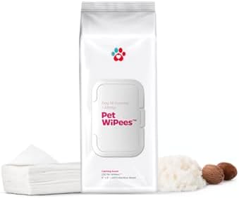 Dog All Purpose + Allergy Pet WiPees™ – 100 Allergy Wipes for Dogs, All Natural Dog Wipes for Paws, Folds & Hot Spots, Daily Pet Wipes for Allergy Relief & Skin Health (Calming, 100ct) by PetParents