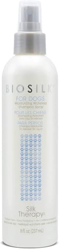 BioSilk for Dogs Silk Therapy Waterless Dog Shampoo Spray, 8 Fl Oz, 2-Pack - Image 2