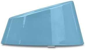 Van Ness Pets EcoWare Raised, No Tip, High Back Whisker-Friendly Cat Bowl, 8 OZ, Gray, ECW250, Blue - Image 3