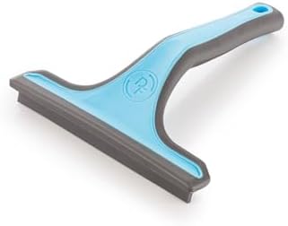 Detail Factory Pet Hair Remover Rake for Car Interior, Rubber Fur Removal Tool for Carpet, Upholstery, Trunks, Cargo Mats & Large Areas, Light Blue by DetailFactory