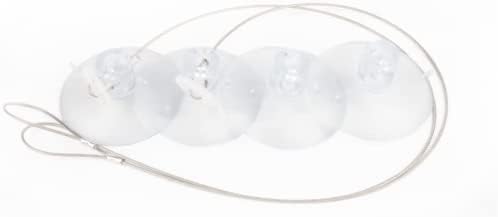 Cat Window Perch Strong Suction Cups (4 Pack) by PEFUNY