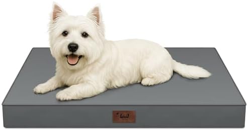 Waterproof Orthopedic Dog Crate Bed for Small Dogs & Cats by TailStories