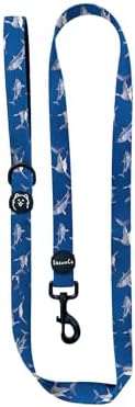 ShawnCo Dream Walk Dog Leash (White Sharks,Medium/Large) by SHAWNCO