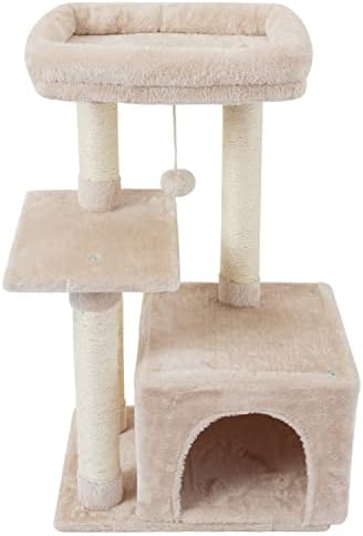 Cute Cat Tree Kitten Cat Tower Condo Cat Furniture Sisal Scratching Posts B by FISHNAPthemeaningisthatcatliketoeatfishandhaveanaphopeyourbabylikeit