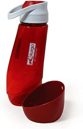 Kurgo Gourd (TM) Travel Dog Water Bottle & Dog Water Dispenser, Barn Red by Kurgo