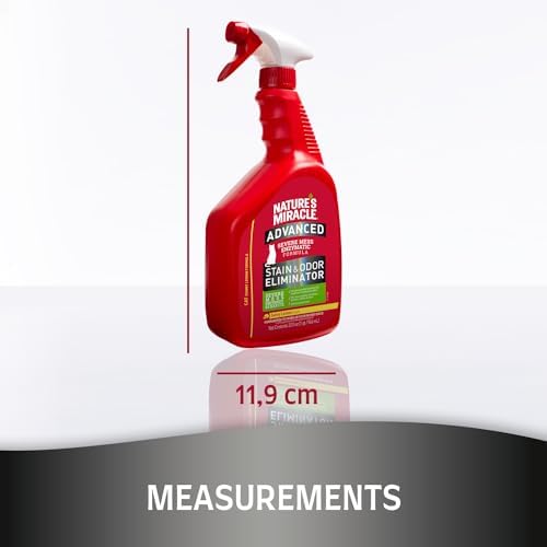 Nature’s Miracle Advanced Cat Stain & Odor Eliminator, Severe Mess, 32 oz - Image 4
