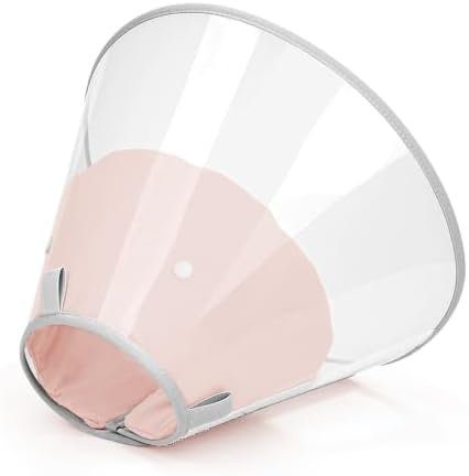 Dog Cone Collar with Soft Liner to Stop Licking, Elizabeth Recovery Collar After Surgery for Large Medium Dogs, Comfortable Pet Head Cone Alternative for Neutering Spay Injury by Unknown