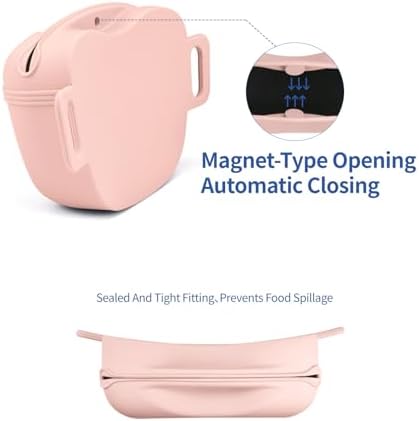 AUDWUD Magnetic Silicone Dog Treat Pouch with Adjustable Belt - Image 3