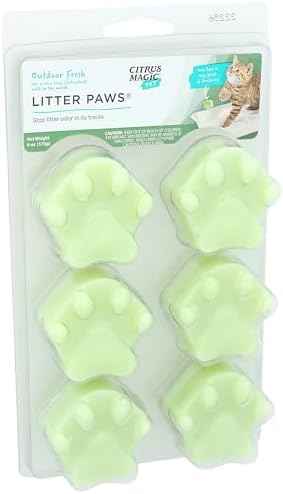 Citrus Magic Pet Odor Eliminator Litter Paws, Outdoor Fresh, 2 Pack - Image 2