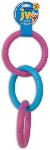 JW Pet Interactive Rubber Tug & Chew Toy Dog Toy, Large by JWPet