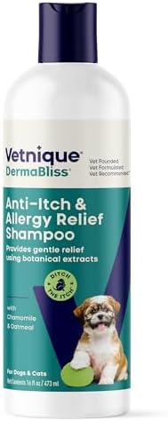 Vetnique Dermabliss Oatmeal Dog Shampoo for Itchy Skin & Allergy Relief by Vetnique