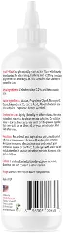 Truseb Maximum Strength Dog Ear Infection Treatment Flush, Cat & Dog Ear Cleaner Solution Medicated with Chlorhexidine & Ketoconazole Helps with Ear Itching Redness Swelling (12 oz) - Image 3
