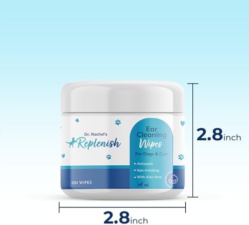 Replenish Dog Ear Cleaning Wipes for Soothing, and Deodorizing Itchy Ears - Image 6