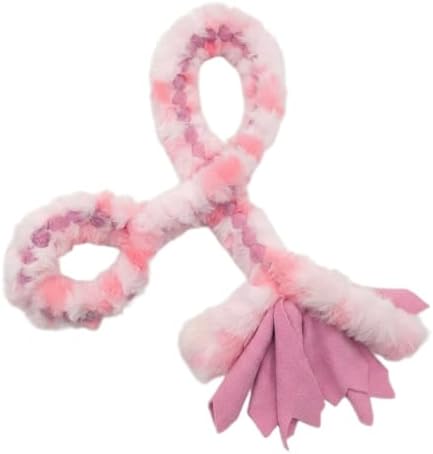 Braided Fleece Dog Tug Toy, Interactive Tug of War Rope, Faux Fur by BabaNana