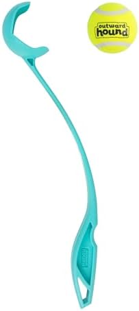 Outward Hound FlyFetch Launch-A-Ball Dog Ball Launcher Toy, 15.5", Medium by OutwardHound