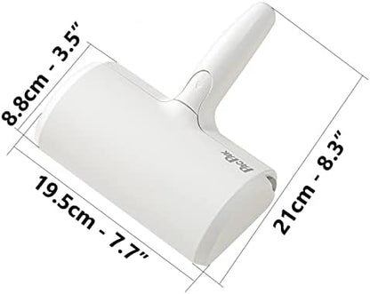 Upgraded Pet Hair Remover and Dirt Remover for Furniture, Reusable Dog Hair Remover Roller for Dog & Cat, Self-Cleaning, Perfect Fur Remover for Couch, Carpet, Bed and Car and More (White) - Image 6