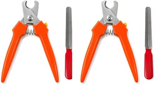 Large Dog Nail Clippers 2 Pack, Heavy Duty Dog Nail Trimmers by Unknown