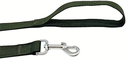TAIAN 4FT/5FT/6FT Strong Dog Leash, Nylon Dog Leashes for Small Medium Large Dogs (3/4 in x 5 ft, Green) - Image 4