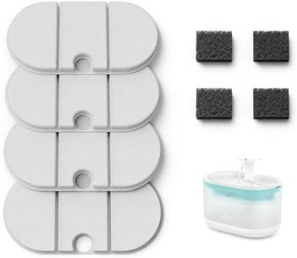 PETLIBRO 4 Packs Replacement Filters for Capsule Cat Water Fountain PLWF002, 2 Months Set of Replacement Filters for Ultra Quiet Pet Water Fountain by Unknown