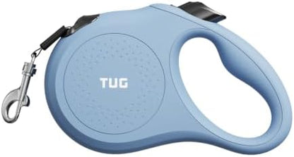 TUG Quest Retractable Dog Leash | 360° Tangle-Free | 16 ft Tape (S, Blue) by TUG