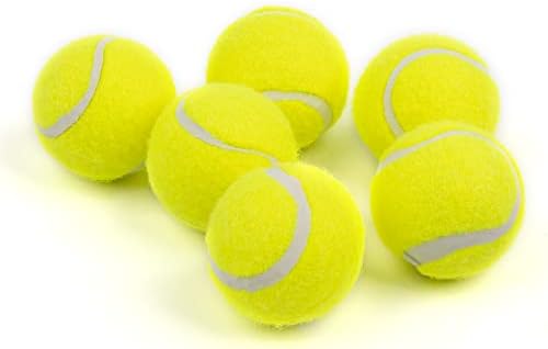 Pet Prime Dog Toy Tennis Ball 6 Pcak 2 Inch for Automatic Ball Lanucher Interactive Pet Balls for Exercise Training Play Fetch for Small to Meidum Breed by PetPrime