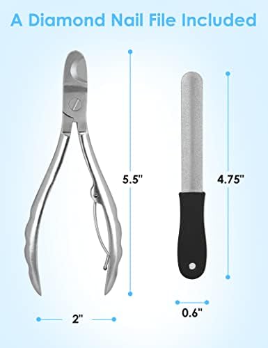 Gobeigo Heavy Duty Dog Nail Clippers for Large Dogs & Thick Nails (Silver) - Image 5