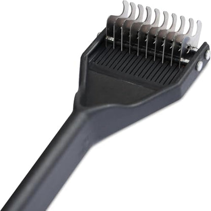 Mars Coat King Dematting Undercoat Grooming Rake Stripper Tool for Dogs and Cats, Stainless Steel with Plastic Handle, Made in Germany, 10-Blade Medium - Image 2