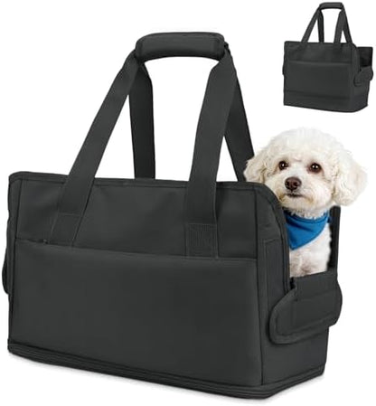 Dog Purse Carrier for Small Dogs Under 10 lbs Soft Sided Pad by SIDESUGAR