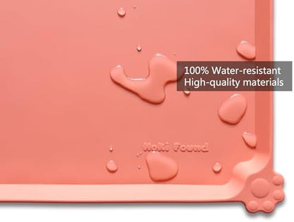 Hoki Found -Waterproof Pet Feeding Mats with High Lips - Multiple Size and Colors for Dogs, Cats & Others-BC - Image 3