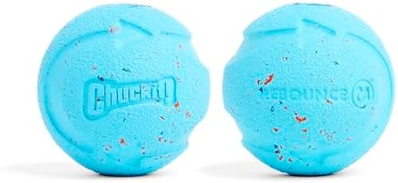Chuckit! Rebounce Ball Dog Toy, Medium 2.5 Inch, for Dogs 20-60 lbs, Blue by Chuckit