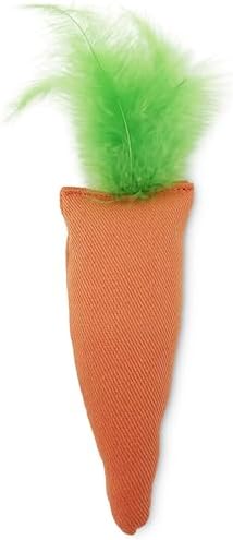OurPets 100-Percent North American Catnip Filled Carrot Cat Toy 24 Karat by OurPets