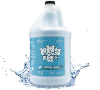 Bubble Bros. Deodorizing Dog Shampoo for Smelly Dogs, Deep Clean, 1 Gallon by BubbleBros