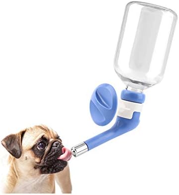 Andiker Dog Water Bottle for Crate, No-drip 350ml Dog Water Dispenser Adjustable and Detachable Installed on the Kennel Cage Water Bottle for Dogs and Puppy Drinking Water by Andiker-ServingforYou