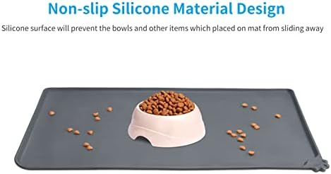 AUDWUD Waterproof Silicone Pet Feeding Mats,Anti-Slip Dog Food Bowl Pad - Image 2