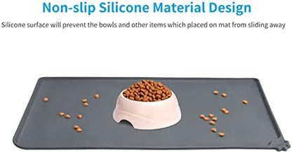 AUDWUD Waterproof Silicone Pet Feeding Mats,Anti-Slip Dog Food Bowl Pad - Image 2
