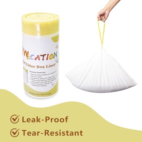 60 Count Cat Litter Box Liners, Only Compatible with Neakasa and PetPivot Self-cleaning Cat Litter Box - Image 4