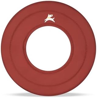 OllyDog Super Flyer Dog Flying Disc – Floating Fetch Toy for Water Play, Soft Eco-Friendly Recycled Fabric, Gentle on Teeth, 11" for Medium & Large Dogs (Cider) by OllyDog