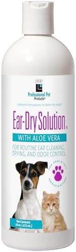 Professional PET Products Ear-Dry Solution with Aloe Vera Dog and CAT Ear Cleaner, 16-FL OZ by Unknown