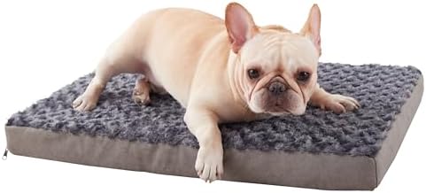 Orthopedic Memory Foam Bed for Medium Dogs, Cooling Crate Mat With Washable, Waterproof Lining, M(29inch,45Lbs) by ABETTERLIFEWITHPET