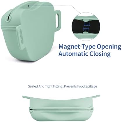 AUDWUD Magnetic Silicone Dog Treat Pouch with Adjustable Belt - Image 3