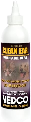 Vedco Clean Ear w/Aloe Vera, 8oz by Vedco