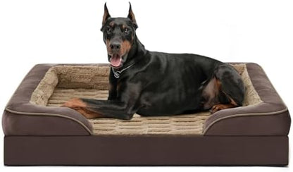 FURTIME Orthopedic Supportive Extra Large Dog Bed, XXL Waterproof Pet Bed by FURTIME