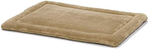 MidWest Homes for Pets XXS QuietTime Taupe Micro Terry Pet Bed, Ultra-Soft & Cushioned Crate Pad for 18-inch Crates, Machine Washable, For Small Dogs & Cats by MidWestHomesForPets