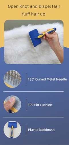 TSINGS Pet Grooming Tools 8-Piece Kit with Hair Comb, Steel Comb, Nail Clipper, File, Hair Clipper, Toothbrush, Bowl and Hair Removal Gloves - Image 4